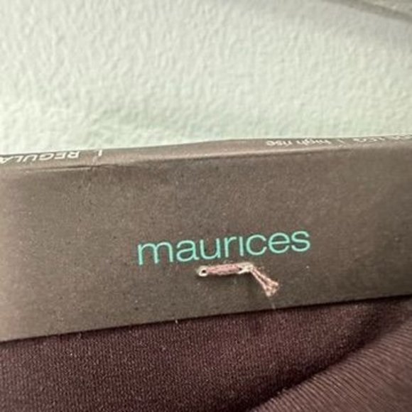 Maurices Size Large High Rise Wide Leg Pant Black 152236 Office - Picture 5 of 16